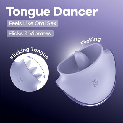 SATISFYER - TONGUE DANCER LILA