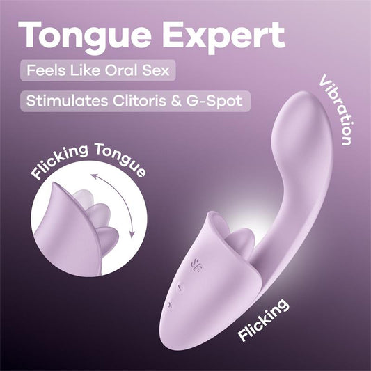 SATISFYER - TONGUE GENIUS ROSA