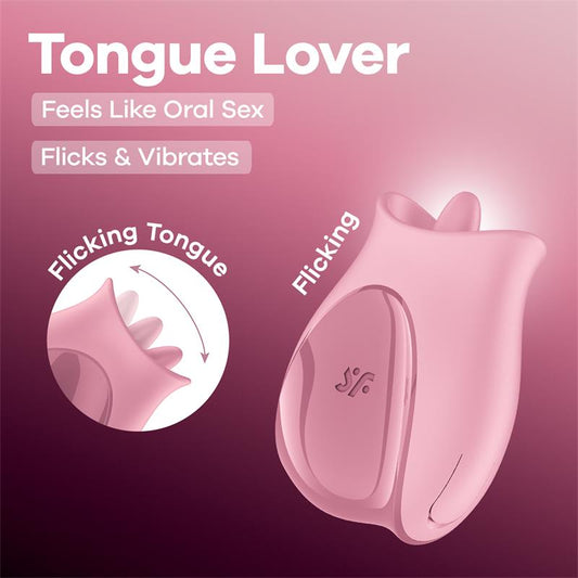 SATISFYER - TONGUE LOVER ROSA