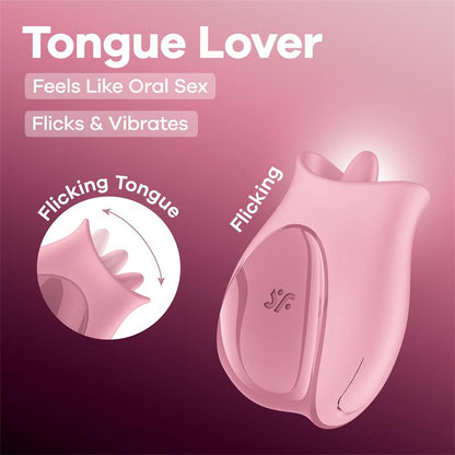 SATISFYER - TONGUE LOVER ROSA