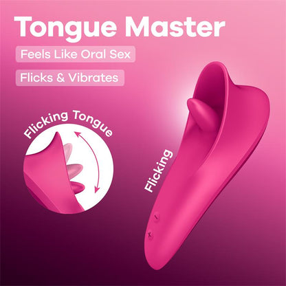 SATISFYER - TONGUE MASTER ROSA
