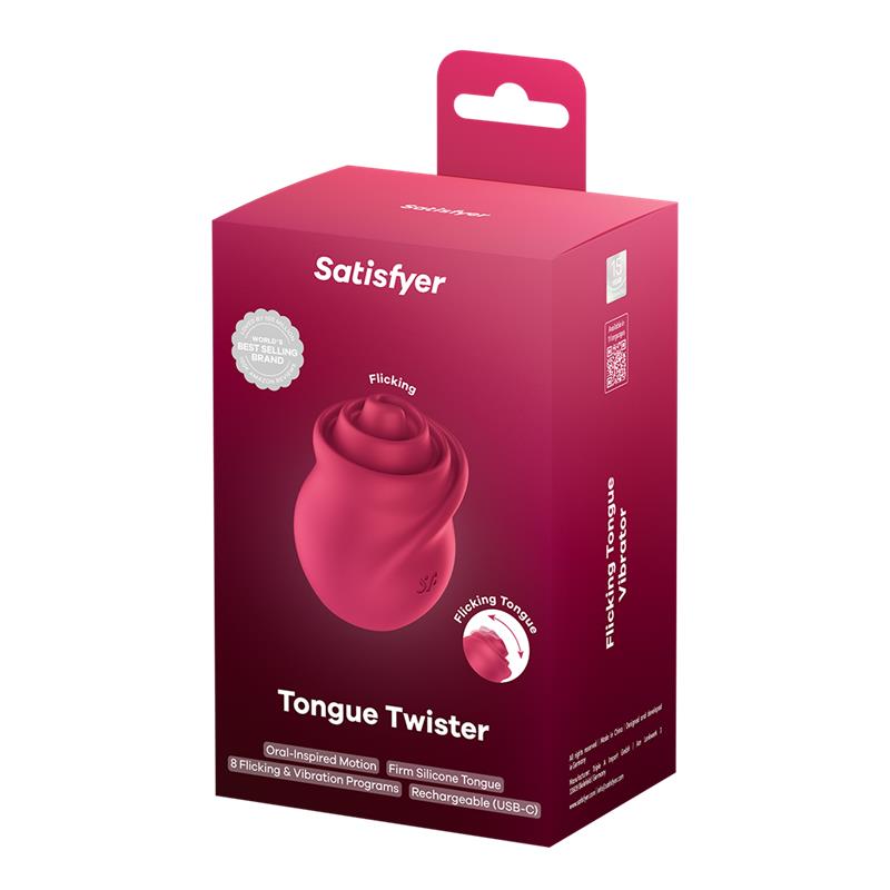 SATISFYER - TONGUE TWISTER ROJO