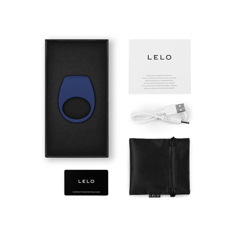 LELO - TOR 3 ANILLO PARA PAREJAS CON LELO APP BASE BLUE