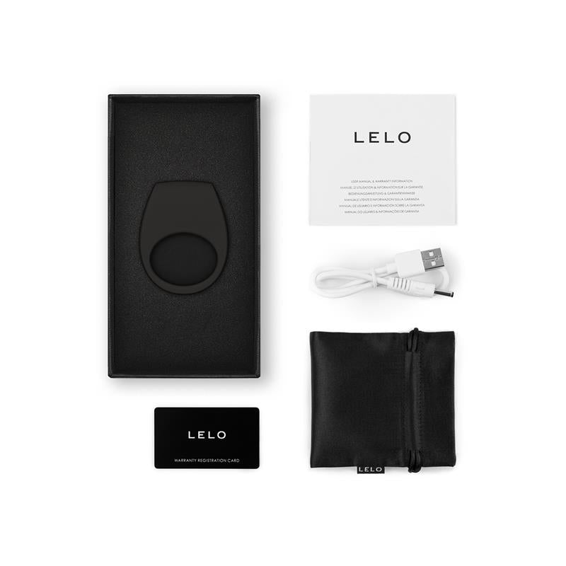 LELO - TOR 3 ANILLO PARA PAREJAS CON LELO APP BLACK
