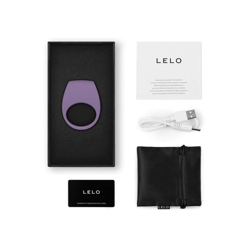 LELO - TOR 3 ANILLO PARA PAREJAS CON LELO APP VIOLET DUSK