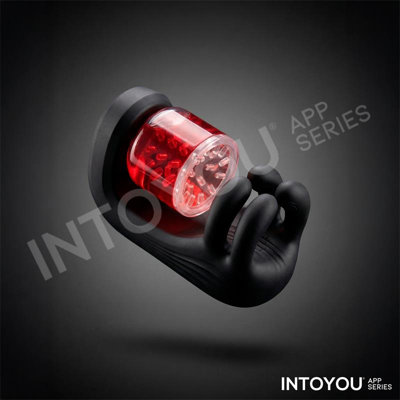INTOYOU APP SERIES - TORKY MASTURBADOR CON ROTACIÓN COMPRESIÓN CON APP