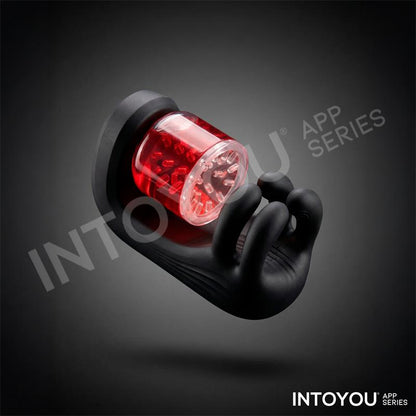 INTOYOU APP SERIES - TORKY MASTURBADOR CON ROTACIÓN COMPRESIÓN CON APP