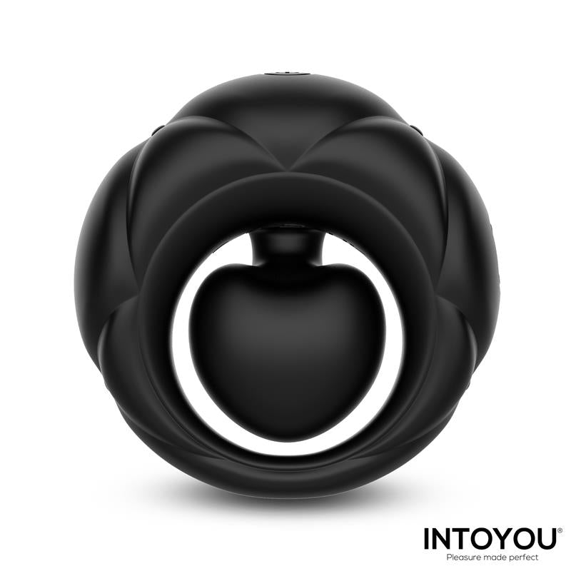 INTOYOU - TORUS ANILLO VIBRADOR CON BOLA CLITORIANA CON CONTROL REMOTO USB
