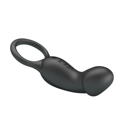 PRETTYLOVE - TRAE ANILLO VIBRADOR  SILICONA USB NEGRO