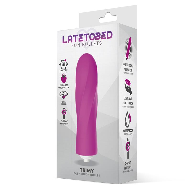 LATETOBED - TRIMY BALA VIBRADORA EASY QUICK SILICONA ROSA