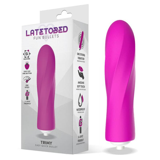 LATETOBED - TRIMY BALA VIBRADORA EASY QUICK SILICONA ROSA