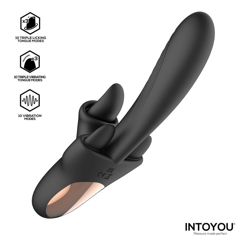 INTOYOU - TRITON VIBRADOR TRIPLE LENGUA