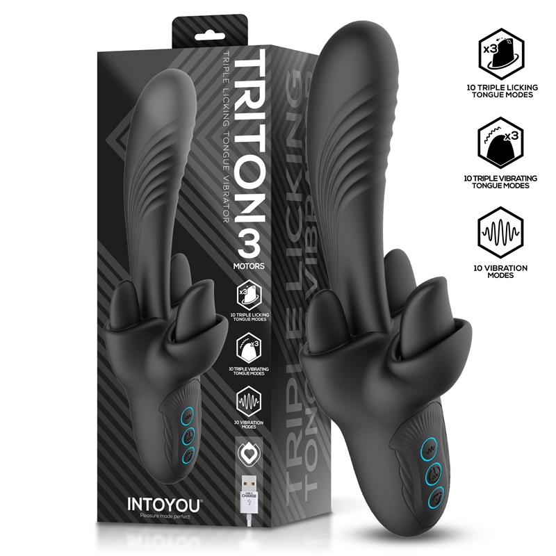 INTOYOU - TRITON VIBRADOR TRIPLE LENGUA