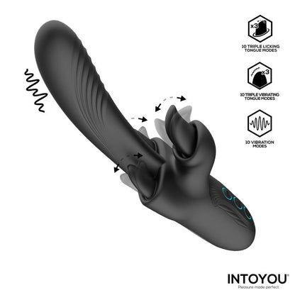 INTOYOU - TRITON VIBRADOR TRIPLE LENGUA