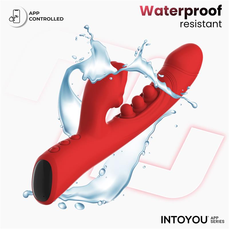 INTOYOU APP SERIES - TRIXY VIBRADOR CON TAPPING Y BITING CON APP