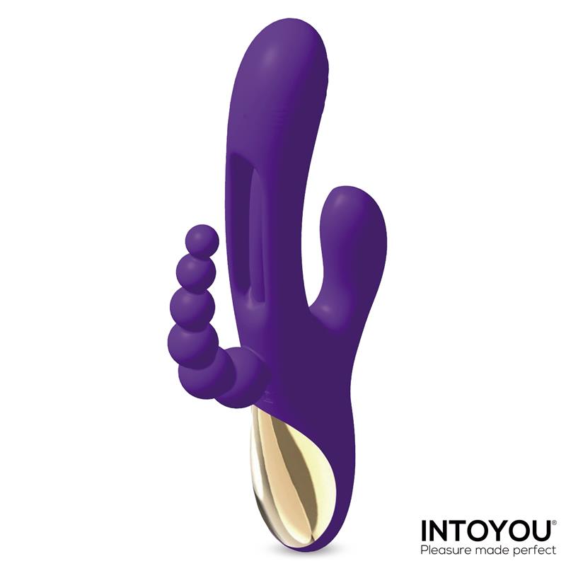 INTOYOU - TRIYA VIBRADOR CON LENGUA FLIPPING Y CADENA ANAL