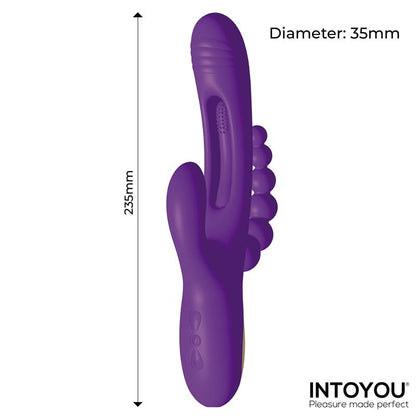 INTOYOU - TRIYA VIBRADOR CON LENGUA FLIPPING Y CADENA ANAL