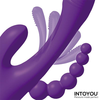 INTOYOU - TRIYA VIBRADOR CON LENGUA FLIPPING Y CADENA ANAL