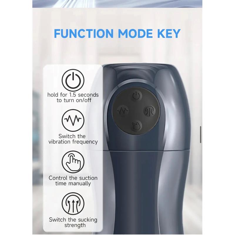 TARDENOCHE - TRONIK 2.0 MASTURBADOR CON SUCCIÓN Y VIBRACIÓN USB