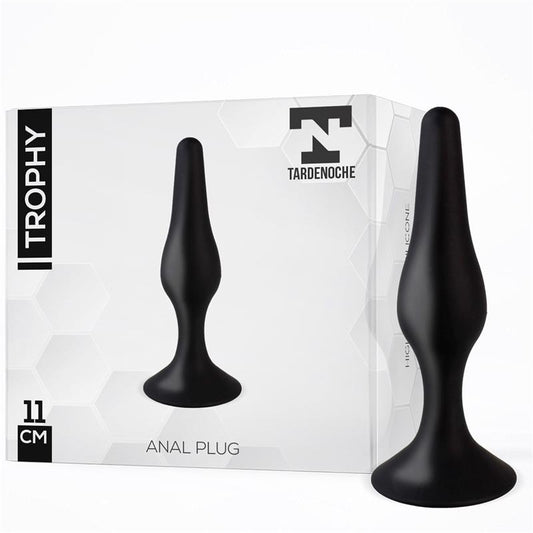 TARDENOCHE - TROPHY PLUG ANAL 11 CM SILICONA NEGRO
