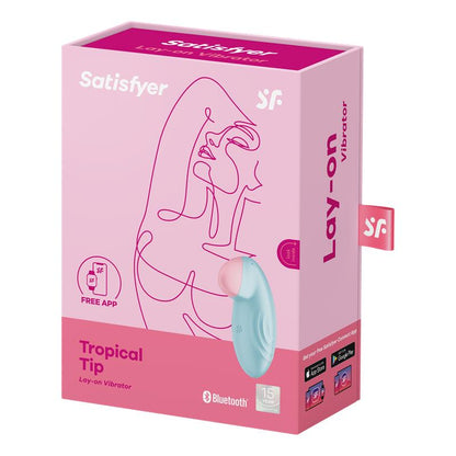 SATISFYER - TROPICAL TIP CON APP SATISFYER CONNECT LIGHT BLUE