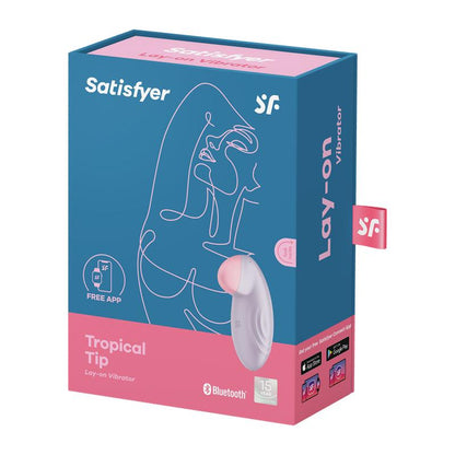 SATISFYER - TROPICAL TIP CON APP SATISFYER CONNECT LILA