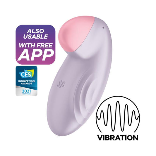 SATISFYER - TROPICAL TIP CON APP SATISFYER CONNECT LILA