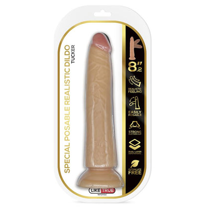 LIKETRUE - TUCKER DILDO REALISTA ARTICULABLE-POSABLE 8.2 NATURAL