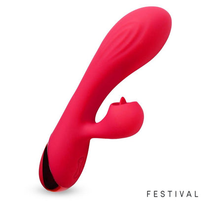FESTIVAL - TURNA VIBRADOR USB ROJO