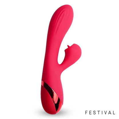 FESTIVAL - TURNA VIBRADOR USB ROJO