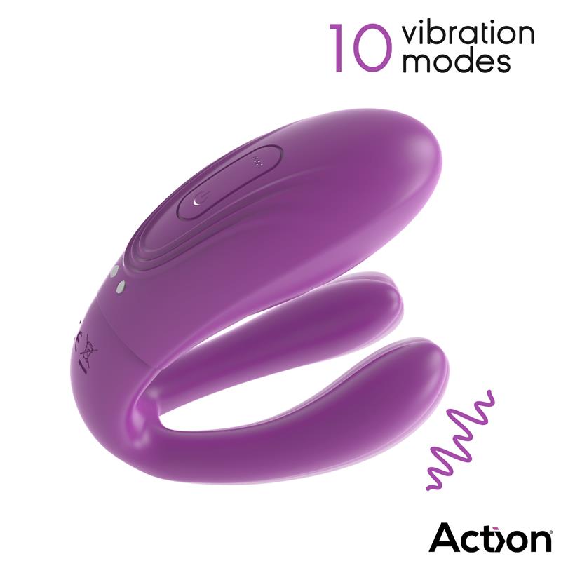ACTION - TWINX VIBRADOR PARA PAREJAS CON TAPPING