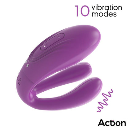 ACTION - TWINX VIBRADOR PARA PAREJAS CON TAPPING