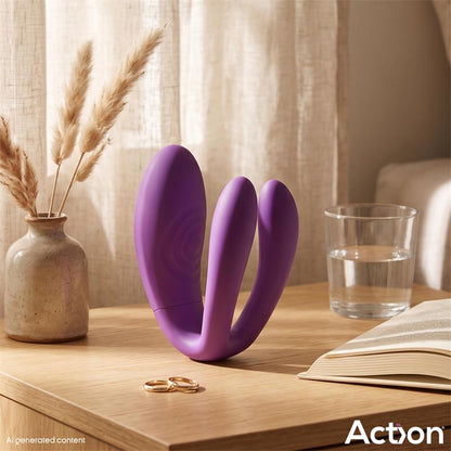 ACTION - TWINX VIBRADOR PARA PAREJAS CON TAPPING