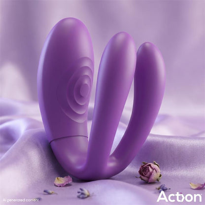 ACTION - TWINX VIBRADOR PARA PAREJAS CON TAPPING