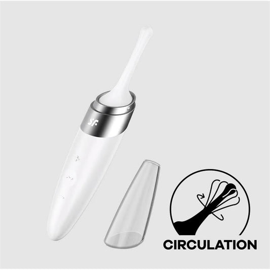SATISFYER - TWIRLING DELIGHT ESTIMULADOR GIRATORIO BLANCO