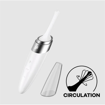 SATISFYER - TWIRLING DELIGHT ESTIMULADOR GIRATORIO BLANCO