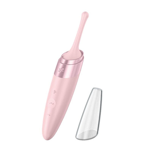SATISFYER - TWIRLING DELIGHT ESTIMULADOR CLITORIS ROSA