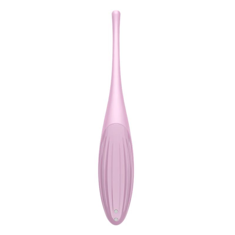 SATISFYER - TWIRLING JOY ESTIMULADOR GIRATORIO CON APP ROSA