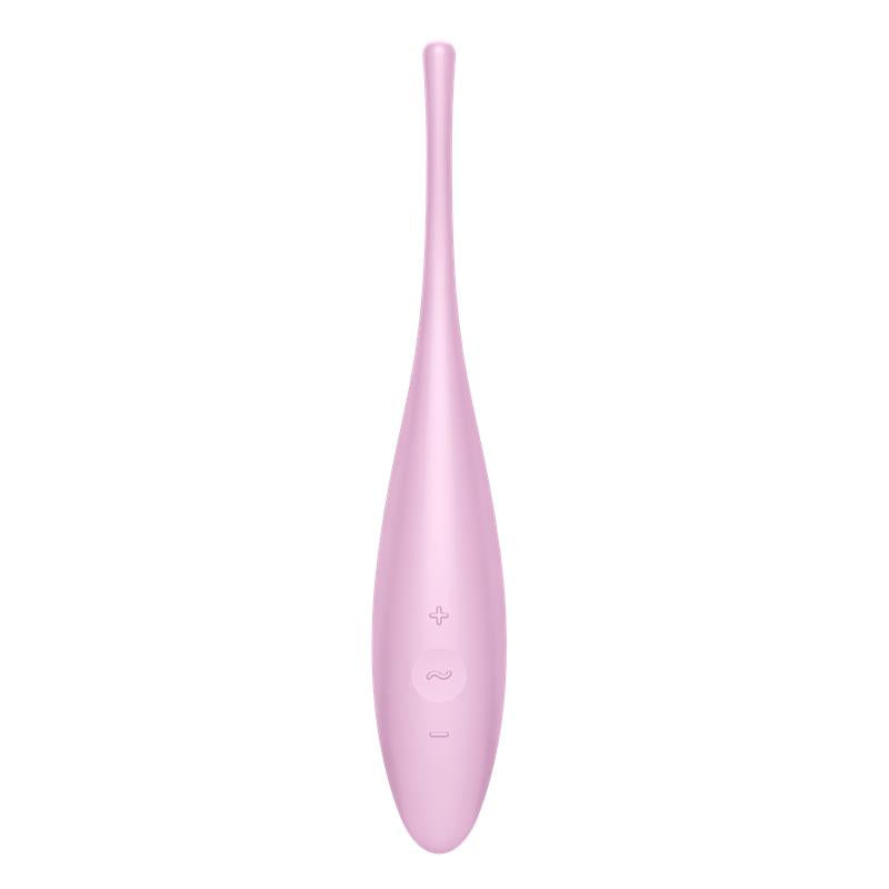 SATISFYER - TWIRLING JOY ESTIMULADOR GIRATORIO CON APP ROSA