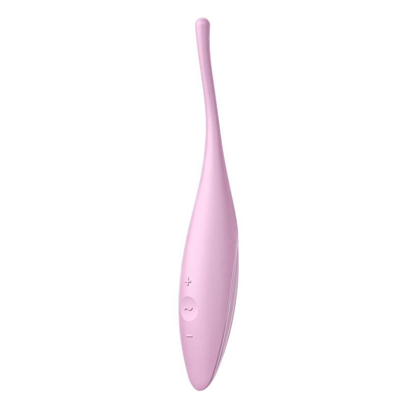 SATISFYER - TWIRLING JOY ESTIMULADOR GIRATORIO CON APP ROSA