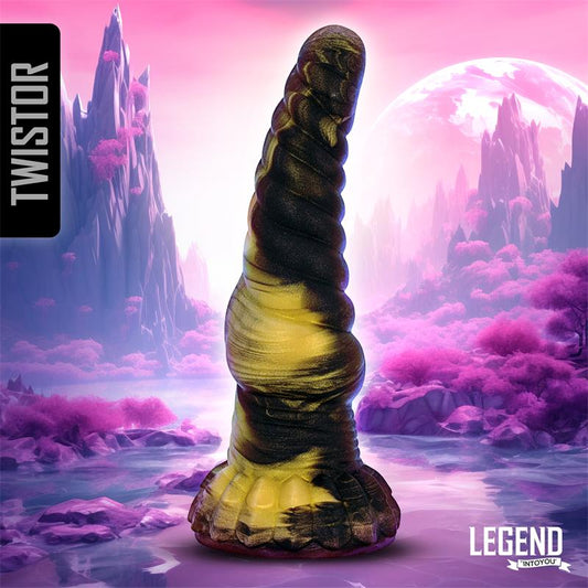 LEGEND - TWISTOR DILDO SILICONA LÍQUIDA 17,6 CM