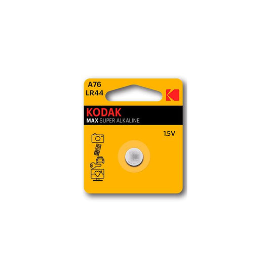 KODAK - ULTRA PILA ALCALINA A76 LR44 BLISTER DE 1