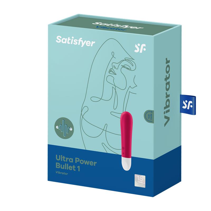 SATISFYER - ULTRA POWER BULLET 1 BALA VIBRADORA ROJA