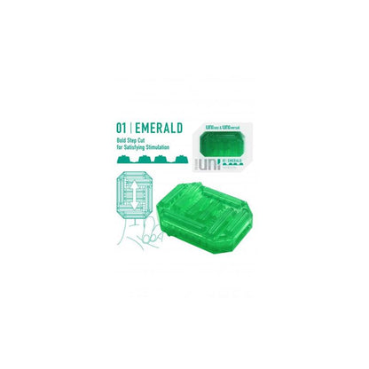 TENGA - UNI EMERALD MASTURBADOR MANUAL