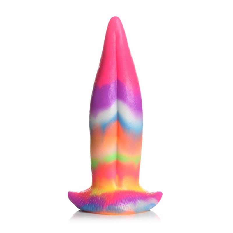 CREATURE COCKS - UNICORN TONGUE DILDO LENGUA BRILLA EN LA OSCURIDAD 8.4