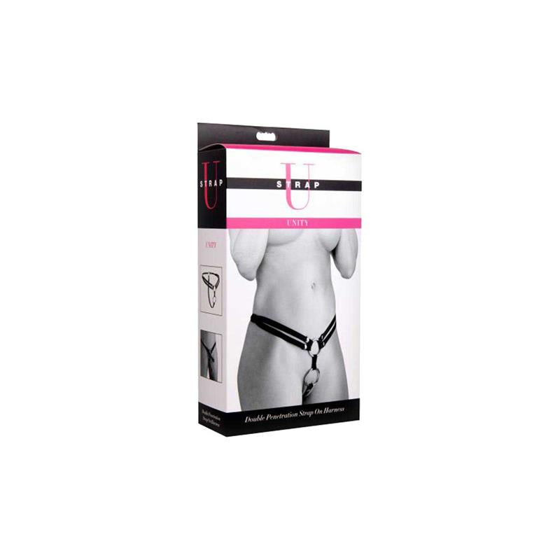 STRAP U - UNITY ARNÉS DOBLE PENETRACIÓN NEGRO