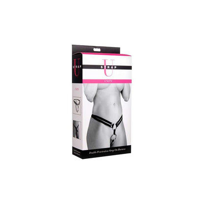STRAP U - UNITY ARNÉS DOBLE PENETRACIÓN NEGRO