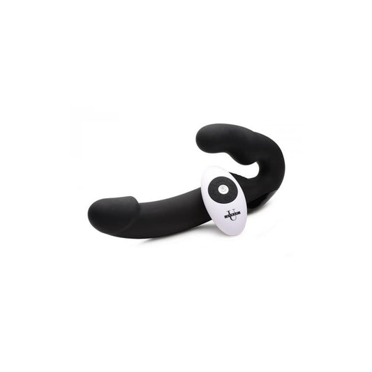STRAP U - URGE VIBRADOR DOBLE CONTROL REMOTO NEGRO