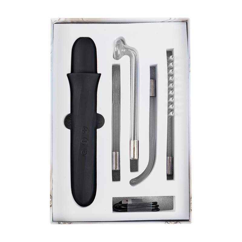 ELECTRO PLAY - VARITA NEON STIM CON 4 ELECTRODOS DE VIDRIO