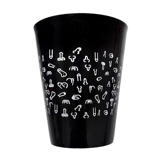 DIVERTY SEX - VASO PLÁSTICO DIBUJO PENES 500ML